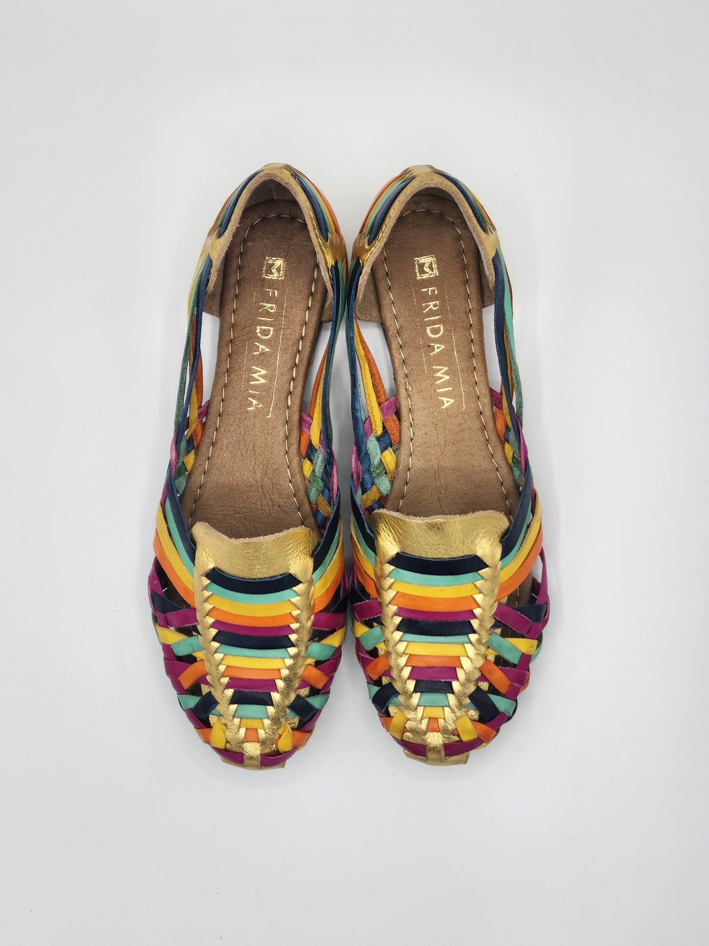 Women's Leather Huarache Sandals - Cancun