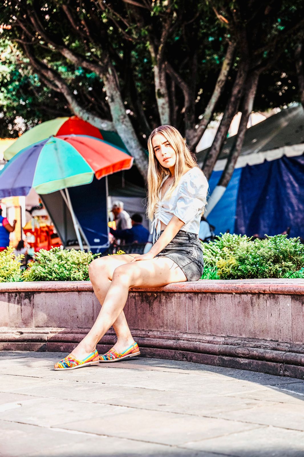 Women's Leather Huarache Sandals - Trenza