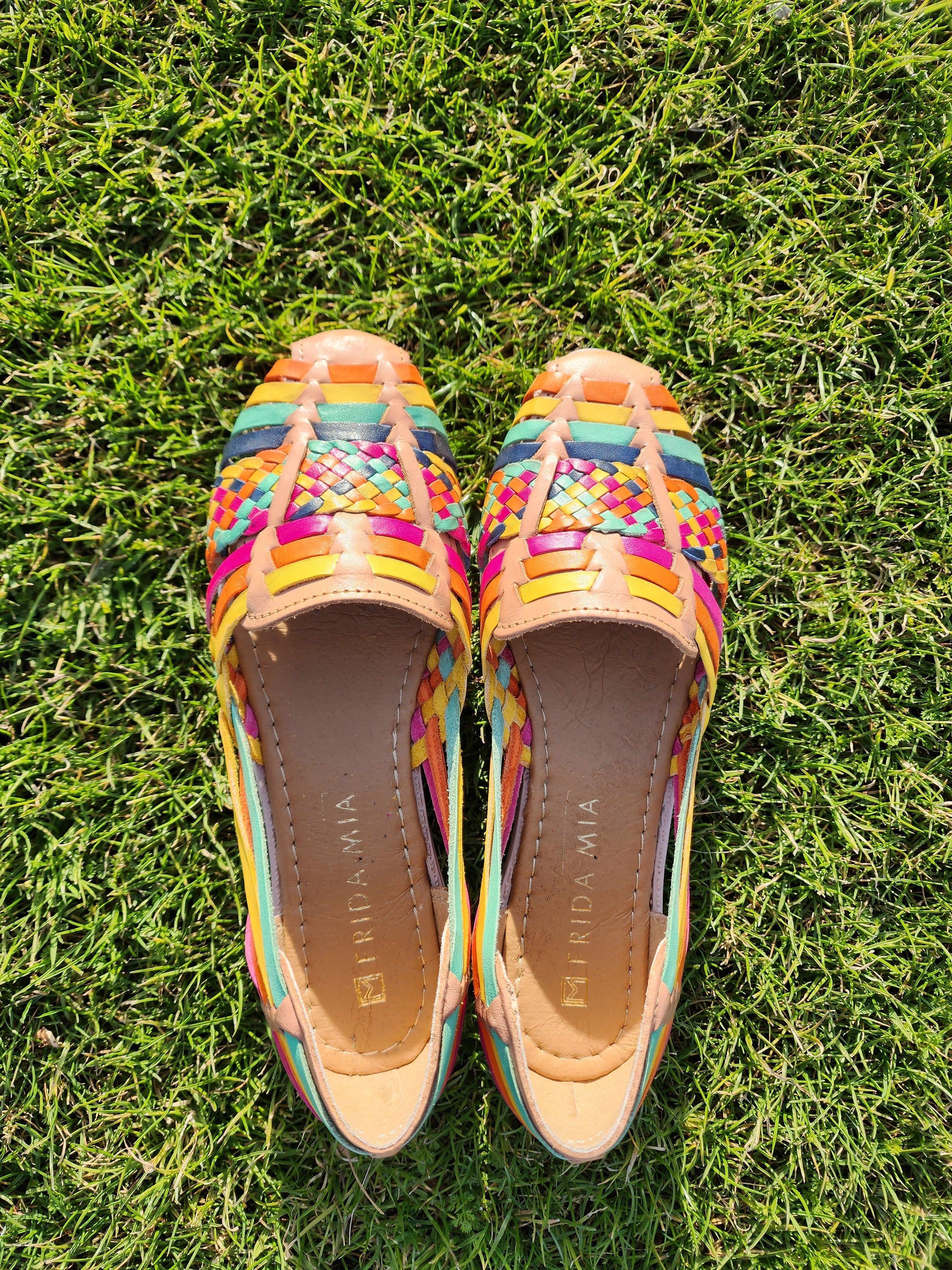 Rainbow on sale huarache sandals